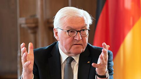 "Putin hat den Westen zu seinem Feind erklärt": Bundespräsident Frank-Walter Steinmeier.