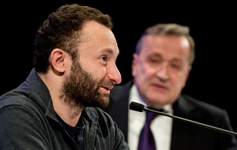 Kirill Petrenko (li.) mit Nikolaus Bachler 2014 in München.
