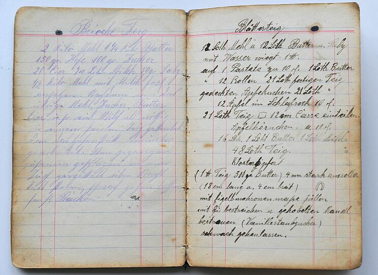Schritt 1: Über einen kleinen Familienbetrieb ist Rischart längst hinaus gewachsen. Aber nach den Rezepten seines Ururgroßvaters von 1883 backt Magnus Müller-Rischart bis heute. &bdquo;Die Rezepte für Striezel, Sauerteig und den Ur-Laib sind die ältesten&ldquo;, sagt der Juniorchef. Neu eingeführt hat er moderne Sorten wie das Rübli-, Tomaten- oder Olivenbrot.