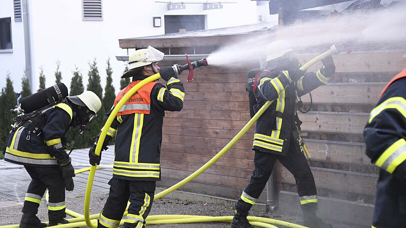 Innerhalb einer halben Stunde war der Brand gelöscht.