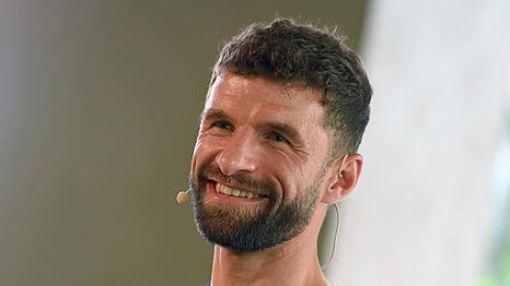 Thomas M&uuml;ller auf dem Launch der Marke "Superum".