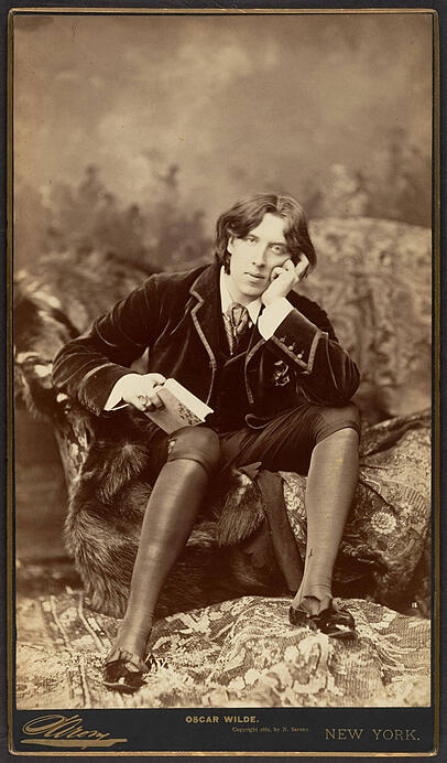 Der irische Schriftsteller Oscar Wilde &ndash; laut G&uuml;nther Jauch ein typischer "Dandy".