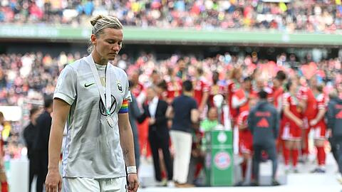 Alexandra Popp verpasste mit Wolfsburg den DFB-Pokalsieg.