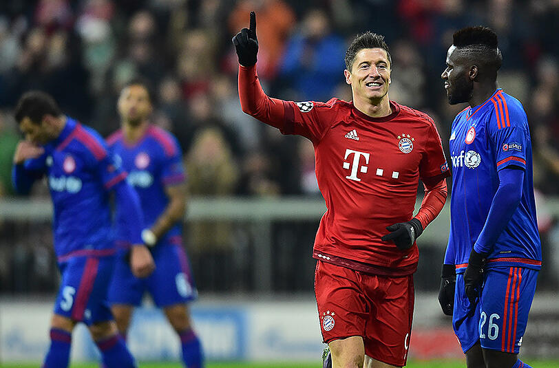 Traf zum 2:0 für die Bayern: Robert Lewandowski.