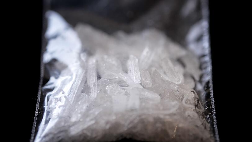 Ein Crystal Meth Fund liegt in einem Zollamt.