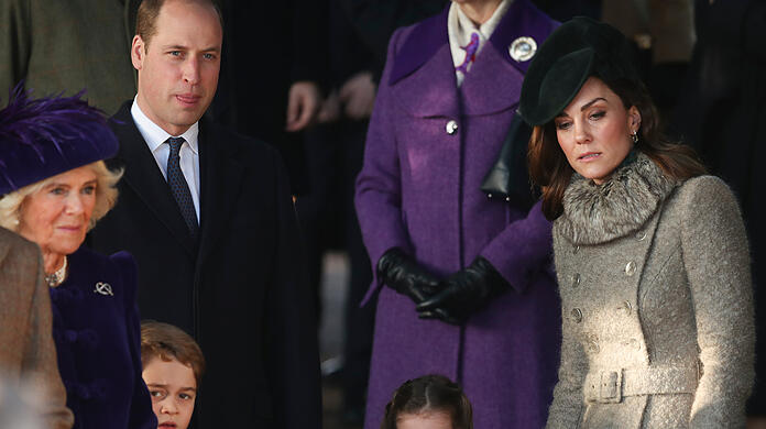 Prinzessin Kate vor dem Weihnachtsgottesdienst am 25. Dezember 2019