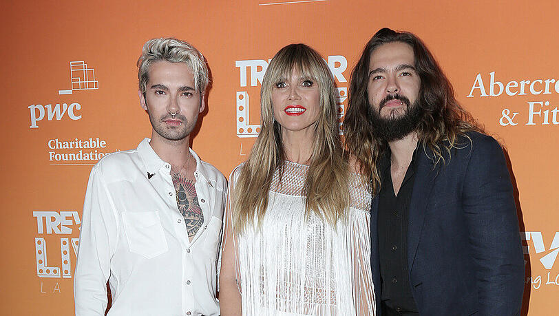 Heidi Klum mit ihrem Mann Tom Kaulitz (r.) und Schwager Bill Kaulitz Heidi Klum mit ihrem Mann Tom Kaulitz (r.) und Schwager Bill Kaulitz