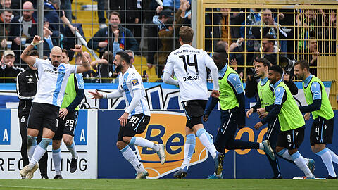 Der TSV 1860 gewinnt gegen den Chemnitzer FC mit 4:3.