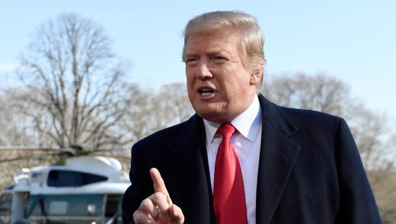 US-Präsident Donald Trump, hier am Donnerstag in Washington, droht mit Schließung der Grenze zu Mexiko.