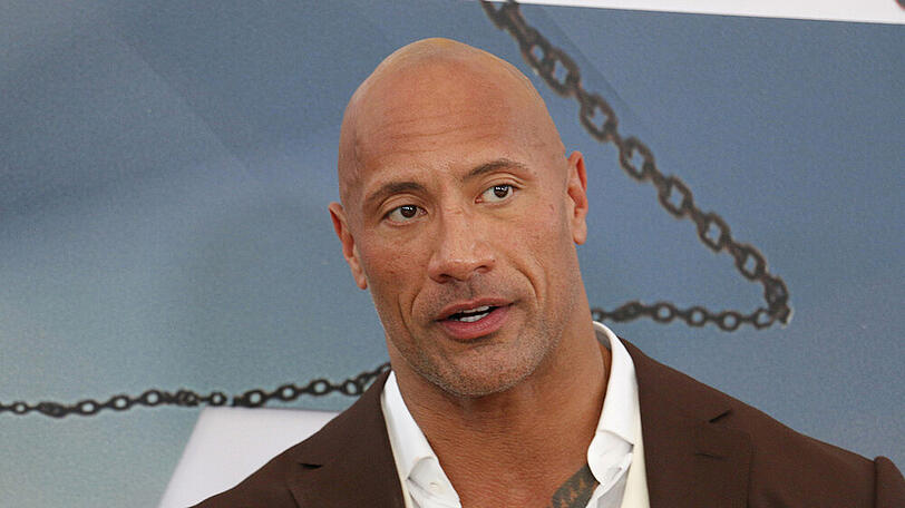 Schauspieler und Ex-Wrestler Dwayne Johnson trainiert immer noch hart