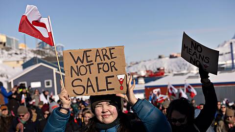 In Gr&ouml;nland sto&szlig;en die Besitzanspr&uuml;che von US-Pr&auml;sident Trump auf Ablehnung. (Archivbild)