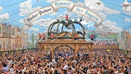 Vorfreude: Die Aufbauarbeiten für das Oktoberfest beginnen. Vorfreude: Die Aufbauarbeiten für das Oktoberfest beginnen.