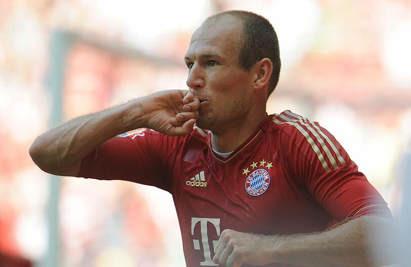 Die Bayern müssen gegen Villarreal wohl auf Arjen Robben verzichten