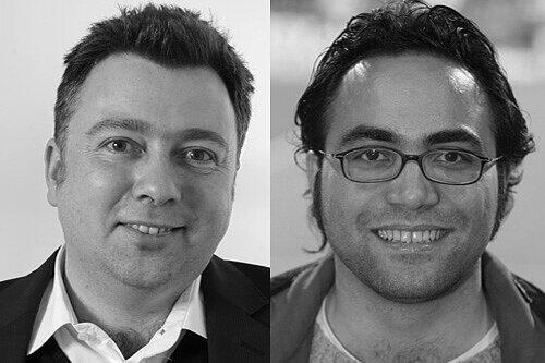 AZ-Sportchef Gunnar Jans (l.) und AZ-Sportreporter Filippo Cataldo
