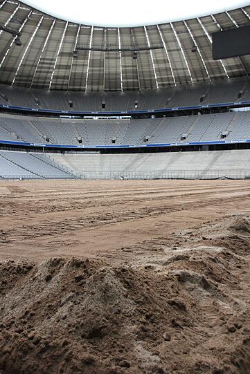 Umbau in der Allianz Arena: Die Bilder