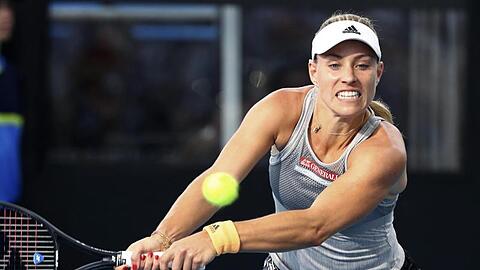 Angelique Kerber erhielt einen Dämpfer in der Vorbereitung auf die Australian Open.