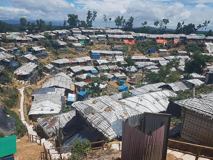 Großstadt aus Elendshütten: Cox's Bazar ist das größte Flüchtlingslager für Rohingya in Bangladesch.