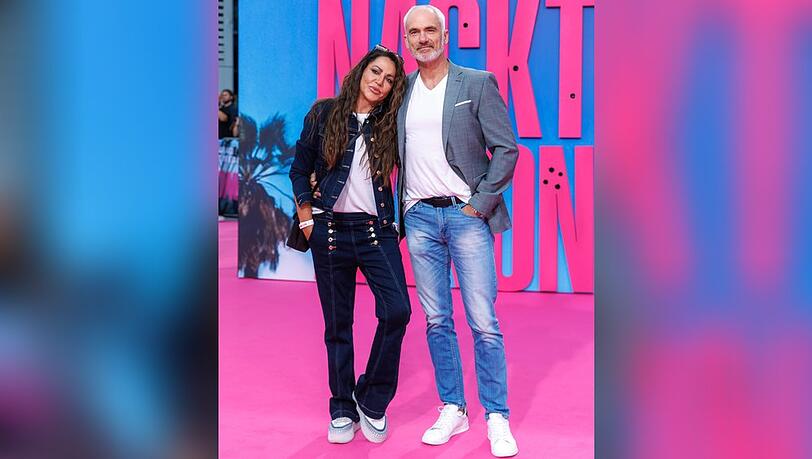 Simone Thomalla und ihr René bei der Deutschlandpremiere von "Die nackte Kanone".