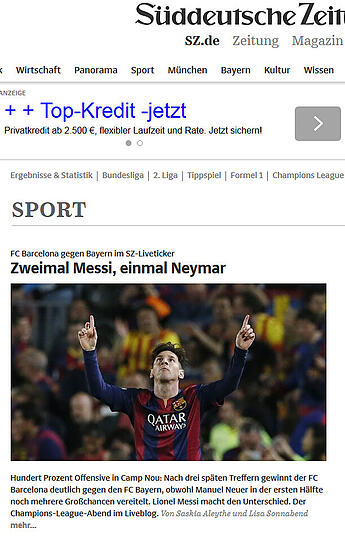 Die internationalen Pressestimmen 3:0-Niederlage gegen Barca.