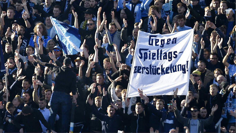 Meist stimmungsvoll, auch mal unvernünftig: Ultras des TSV 1860.