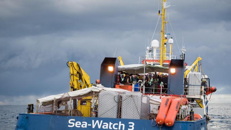Die Sea-Watch 3 im Mittelmeer.