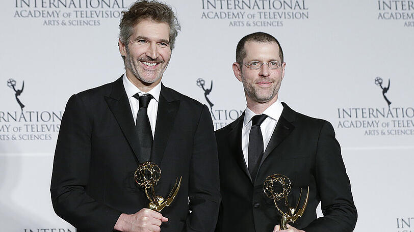 David Benioff und D.B. Weiss bei den Emmy Awards im vergangenen Jahr.