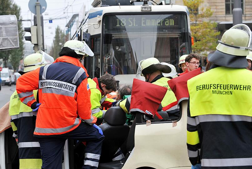 Der Unfall passierte Ecke Bayerstraße/Goethestraße