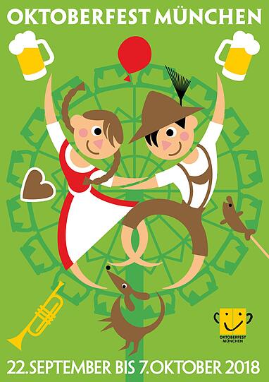 Oktoberfest-Plakat-Entwurf.