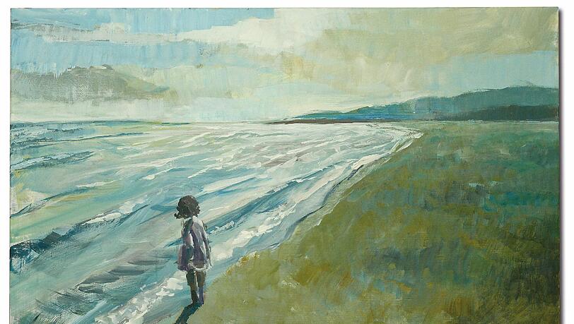 Das Bild mit dem Titel "Meerwartung, Acryl auf Leinwand, 50x70 cm" aus dem Jahr 2013 wird bei der Ausstellung zu sehen sein. Das Bild mit dem Titel "Meerwartung, Acryl auf Leinwand, 50x70 cm" aus dem Jahr 2013 wird bei der Ausstellung zu sehen sein.