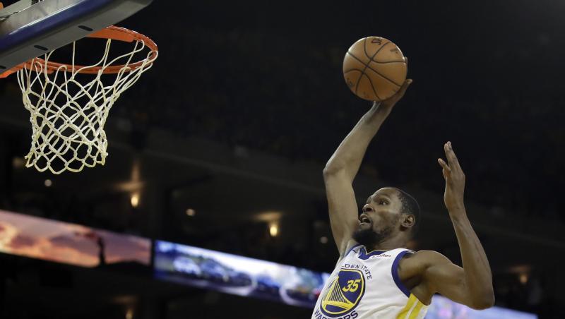 Kevin Durant erzielte 50 Punkte für die Golden State Warriors. Kevin Durant erzielte 50 Punkte für die Golden State Warriors.