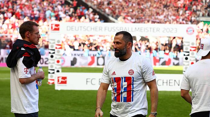 Sein letztes Spiel mit dem FC Bayern: Sportvorstand Hasan Salihamidzic.