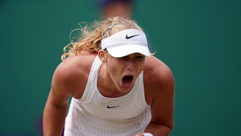 Mirra Andrejewa steht als 16-Jährige im Achtelfinale von Wimbledon.