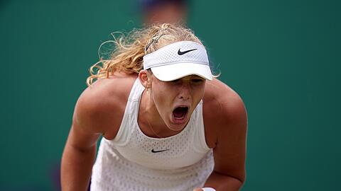 Mirra Andrejewa steht als 16-Jährige im Achtelfinale von Wimbledon.