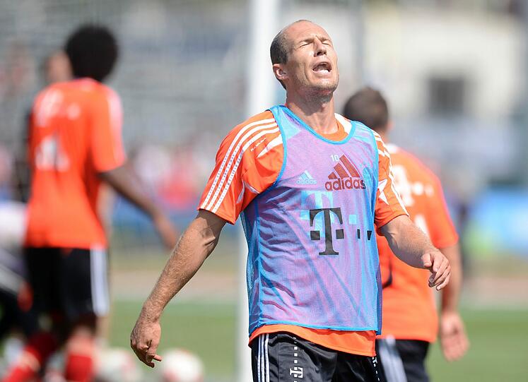 Nächste Runde im Trainingslager: Am vierten Tag schwitzen die Spieler des FC Bayern in der Sonne.