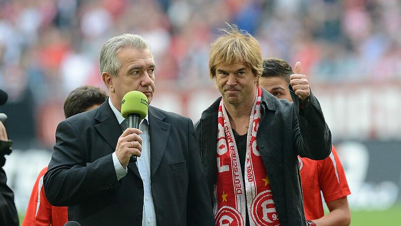 Campino vor der Bayern- Demontage. Campino vor der Bayern- Demontage.