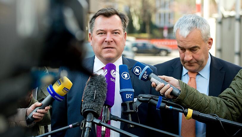 CSU-Vorstandssitzung in der Parteizentrale: Josef Schmid und die CSU kämpfen um einen Sieg bei der Stichwahl