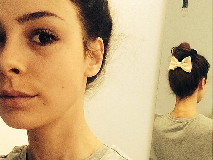 Sängerin Lena Meyer-Landrut ungeschminkt