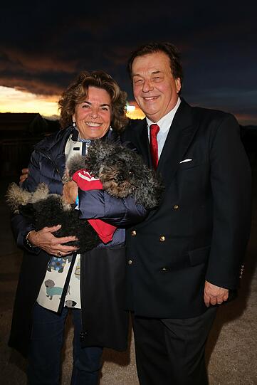 Christa Gräfin von Hardenberg-Clarin und Michael Aufhauser.