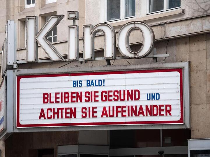 Geschlossenes Kino in Stuttgart.