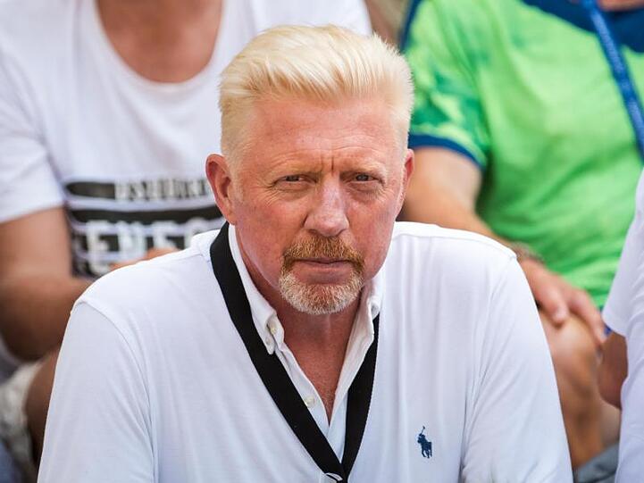 Boris Beckerals Zuschauer bei den Hamburg European Open.