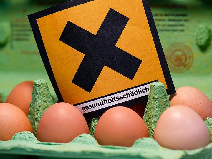 In Frühstückseiern aus Norddeutschland wurde das gefürchtete Sevesogift gefunden.