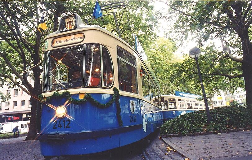 Ein Museum auf Schienen: Die MVG-Museumstram.