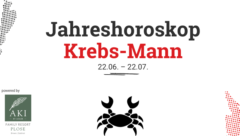 So wird das Jahr 2024 für den Krebs-Mann!