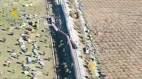 Der Bahnverkehr zwischen Madrid und Andalusien wurde unterbrochen.
