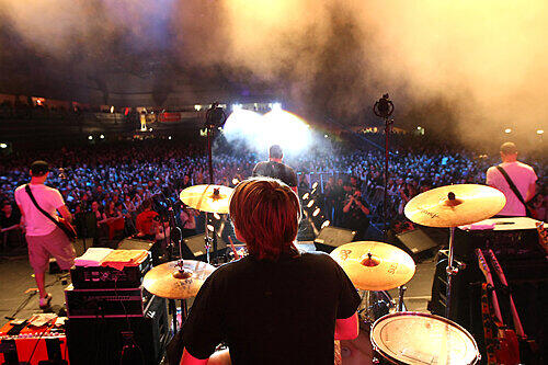 Die Nürnberger Band "Colon" bei der &bdquo;Energy Music Tour 2009&ldquo; in der Nürnberger Frankenhalle vor über 8500 begeisterten Zuhörern.
