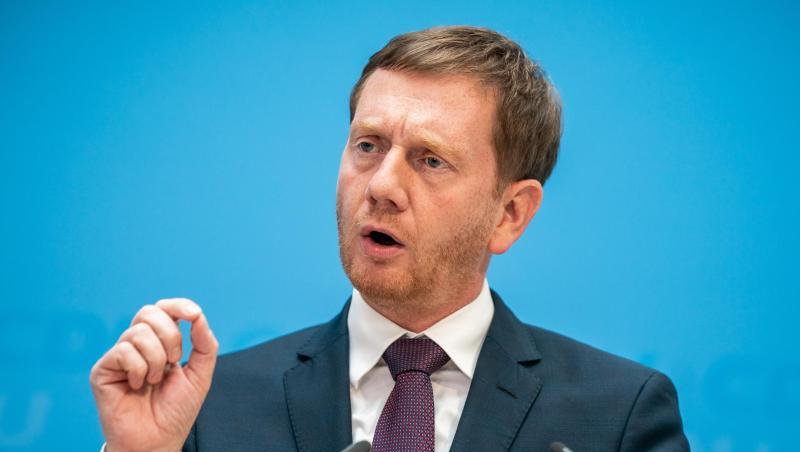 Michael Kretschmer am Tag nach den Landtagswahlen im Konrad-Adenauer-Haus in Berlin. Michael Kretschmer am Tag nach den Landtagswahlen im Konrad-Adenauer-Haus in Berlin.