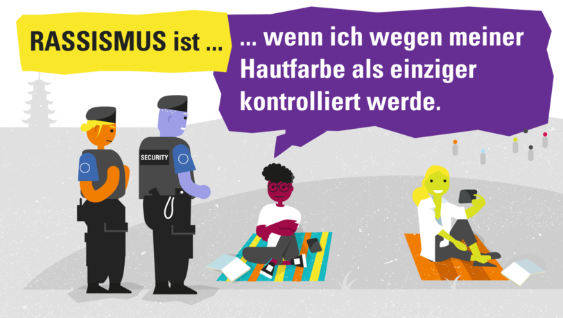Die Clips sind im Comic-Stil gehalten.