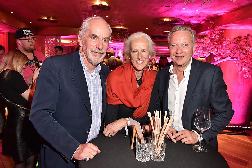 Hubertus Reygers mit Frau Isabel Reygers und Moritz Graf von Crailsheim