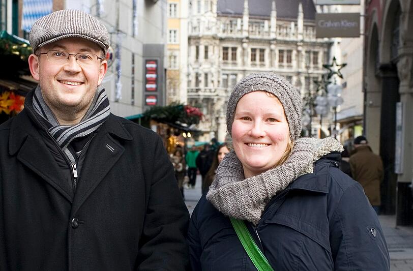Alexander Benz (35) und Eva Weber (33) aus Neuhausen überlegen jedes Mal aufs Neue: &bdquo;Wir sind die klassischen Wechselwähler. Wer eine gute Politik vertritt und die auch glaubhaft vermittelt, überzeugt uns. Zur Wahl gehen wir immer!"