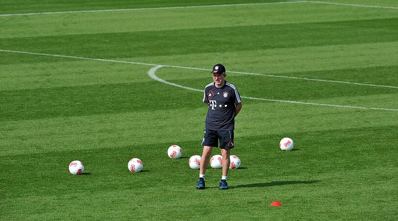 Der FC Bayern am dritten Trainingstag in Doha.